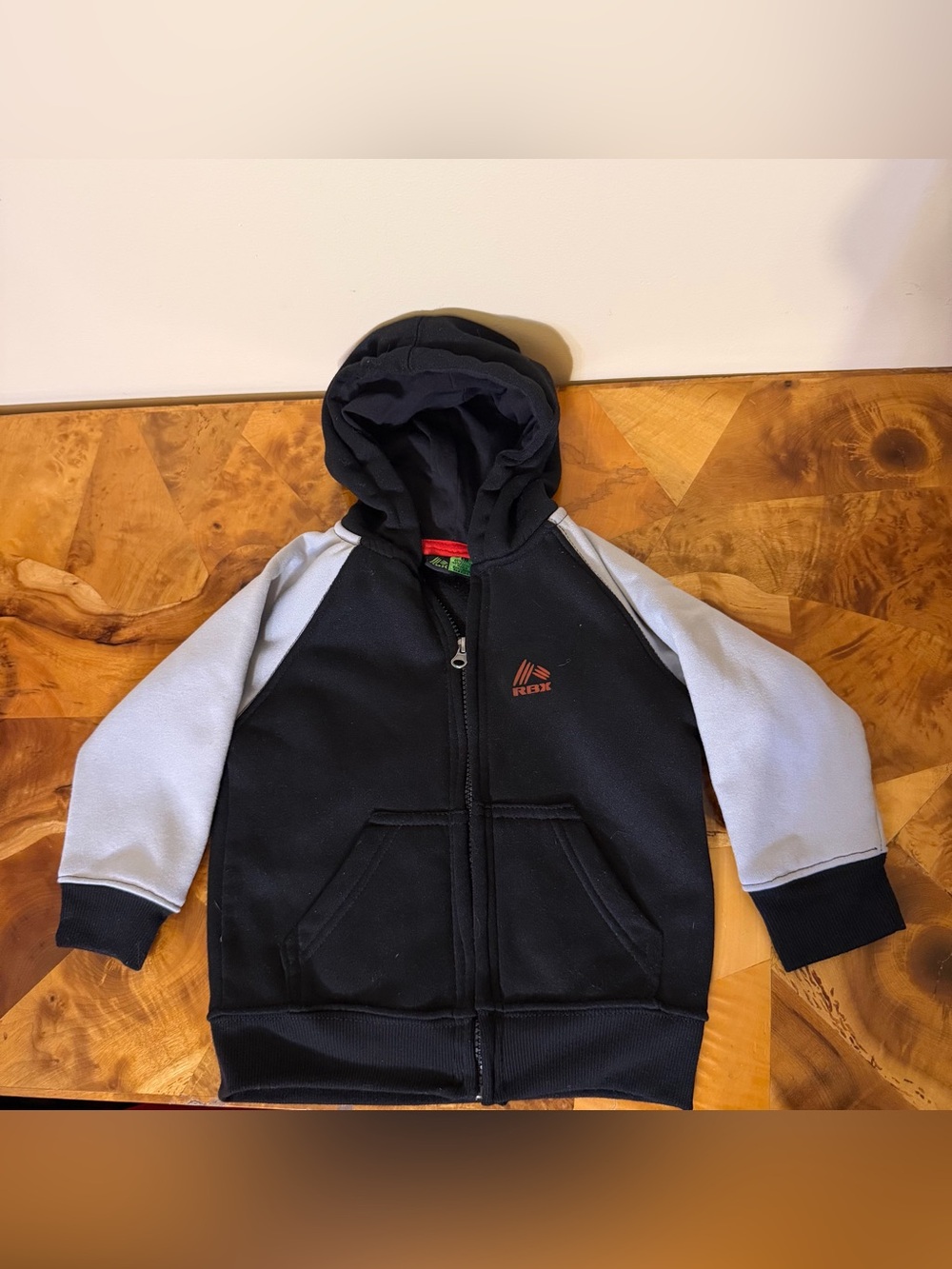 Kids Zip Up Hoodie 3T Long Sleeves Fall Winter RBX